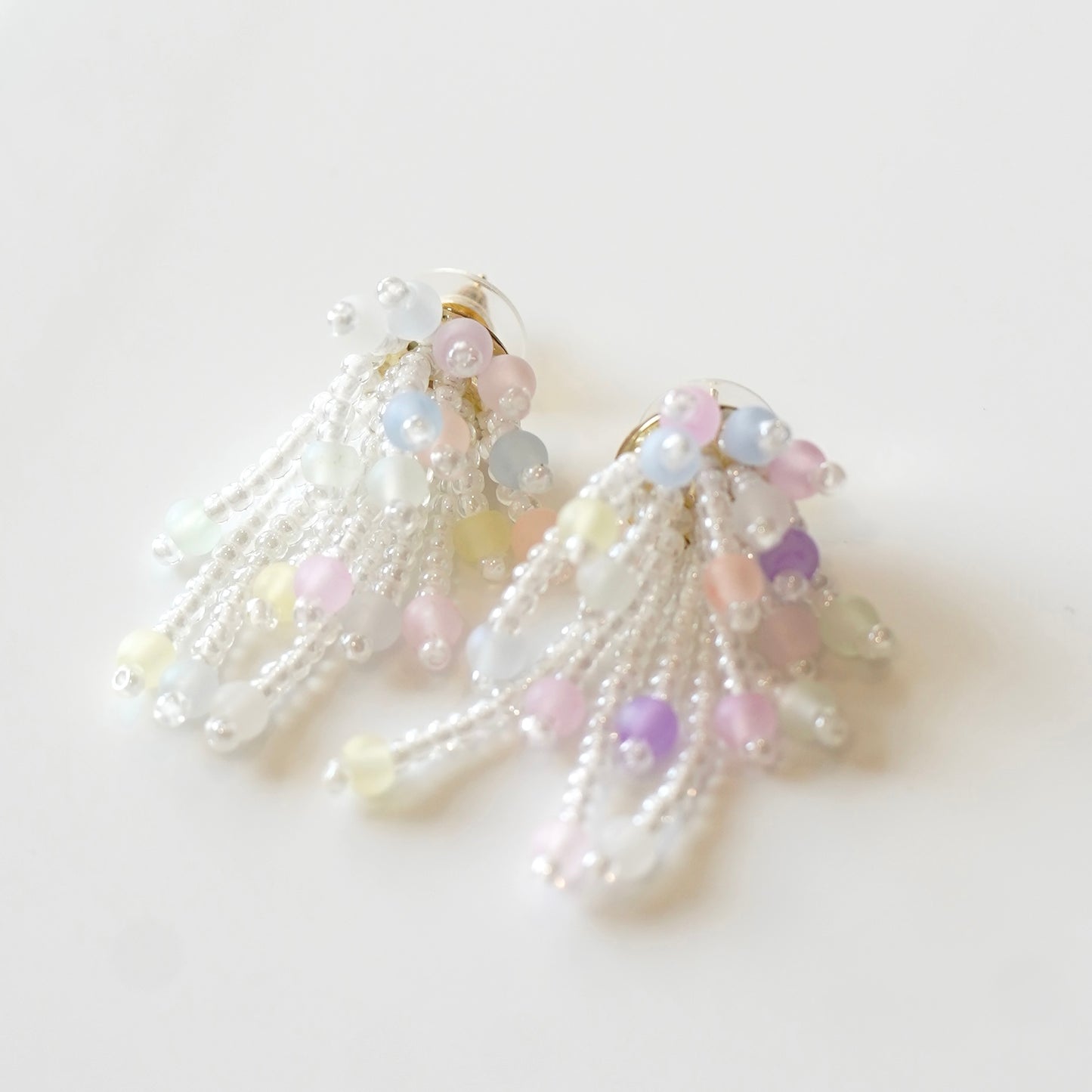 Candy love bead earrings