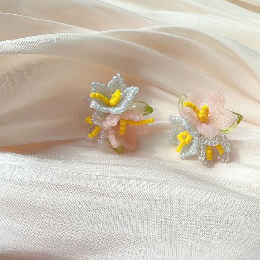 Serenity Blooms Bead Earrings