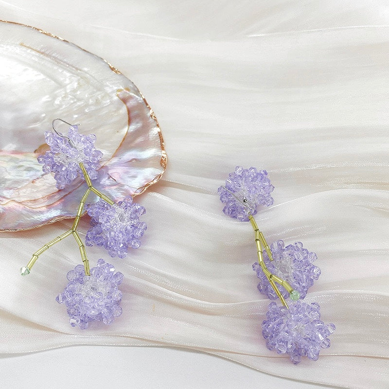 Lavender Dreams Bead Earrings