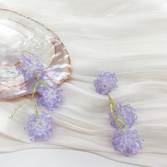 Lavender Dreams Bead Earrings